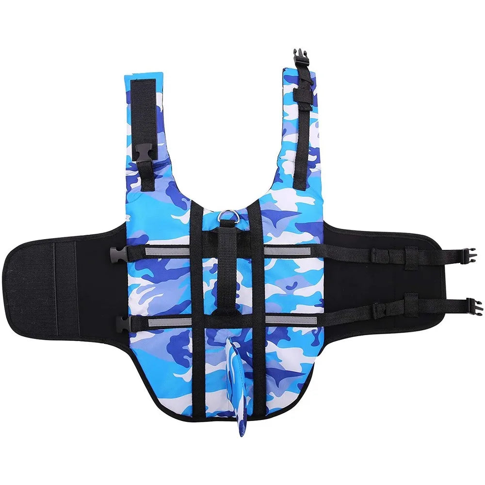 Dog Life Jacket Shark Swim Vest