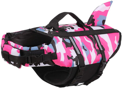 Dog Life Jacket Shark Swim Vest