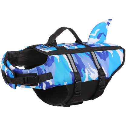 Dog Life Jacket Shark Swim Vest